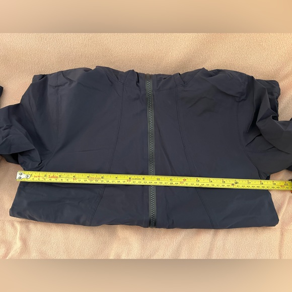 Navy blue jacket with hood - Picture 4 of 5